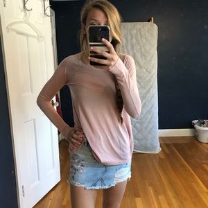 Light pink long sleeve